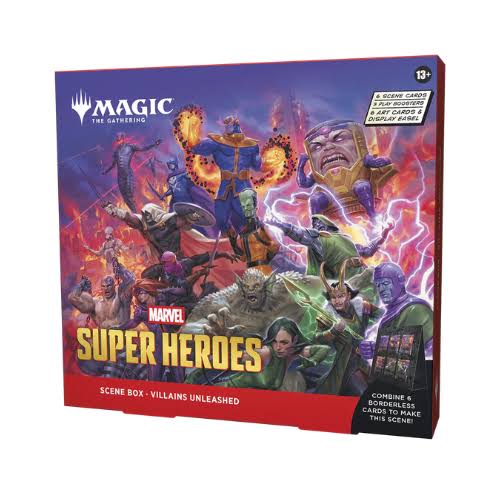 MARVEL SUPERHEROES SCENE BOX VILLAINS UNLEASHE